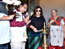 Farah Khan snapped inaugurating a store