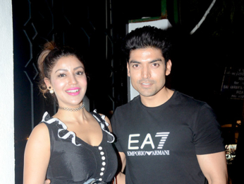 Gurmeet and Debina celebrate their wedding anniversary at Korner House in Bandra