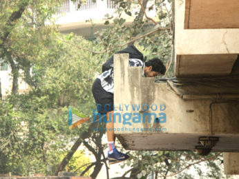 Ishaan Khatter snapped exiting the gym