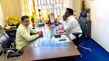 Kamal Haasan snapped meeting Captain Vijayakant