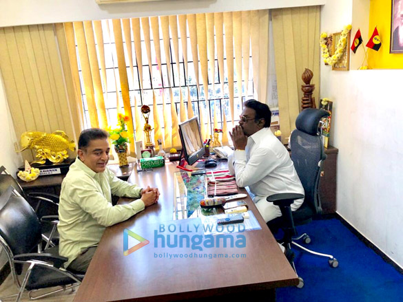 Kamal Haasan snapped meeting Captain Vijayakant