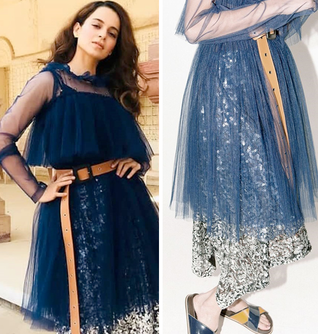 Kangana Ranaut in a layered tulle dress from Dhruv Kapoor
