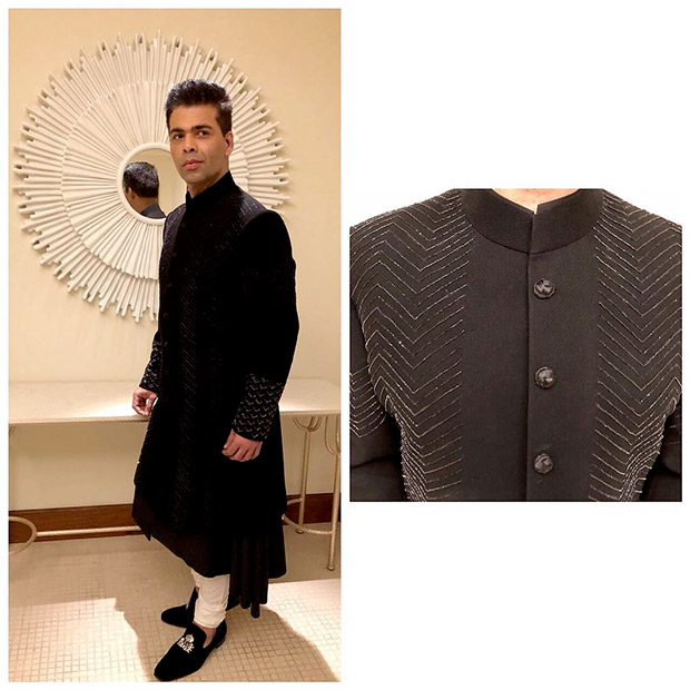 Karan Johar looks dapper at the pre-wedding festivities of Mohit Marwah Antara Motiwala