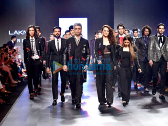 Karan Johar walks the ramp for Shane and Falguni Peacock