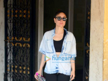 Kareena Kapoor Khan spotted outside her gym in Bandra