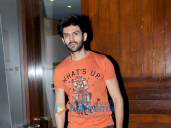 Kartik Aaryan, Sunny Singh Nijjar and Nushrat Bharucha spotted at Salt Water Cafe