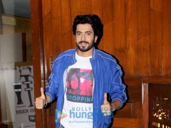 Kartik Aaryan, Sunny Singh Nijjar and Nushrat Bharucha spotted at Salt Water Cafe