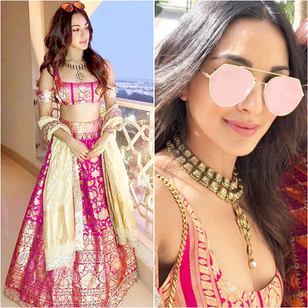 Kiara Advani looks pretty in pink at the pre-wedding festivities of Mohit Marwah Antara Motiwala