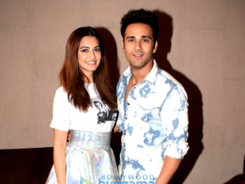 Kriti Kharbanda and Pulkit Samrat snapped promoting their film 'Veerey Ki Wedding'