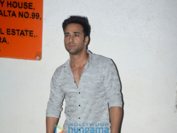 Kriti Kharbanda snapped with Pulkit Samrat after her dance practice