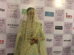 Lakme Fashion Week 2018: Sushmita Sen pulls off an Umaro Jaan act for Kotwara