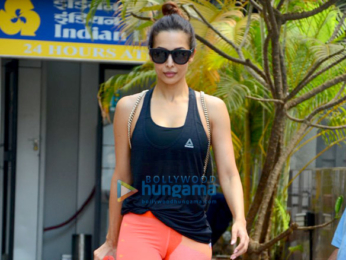 Malaika Arora spotted at the gym in Bandra