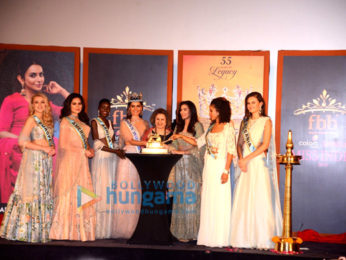 Manushi Chhillar graces the press conference for Femina Miss India 2018 at Carnival Cinemas Imax Wadala