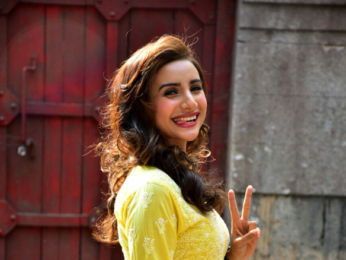 Patralekha and Abhay Deol snapped during a photo shoot for the film Nanu ki Janu