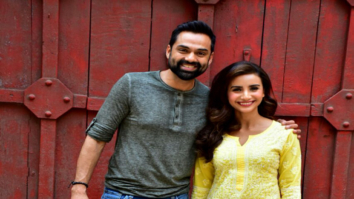 Patralekha and Abhay Deol snapped during a photo shoot for the film Nanu Ki Janu