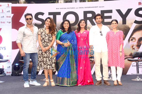 pulkit samrat richa chadha and others snapped at 3 storeys trailer launch 7