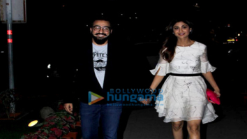 Raj Kundra, Shilpa Shetty and Shamita Shetty spotted at Yauatcha, BKC