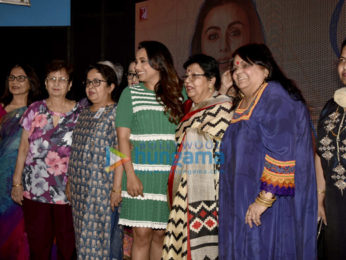 Rani Mukerji launches the song ‘Oye Hichki’ from Hichki at her alma mater Maneckji Cooper in Mumbai