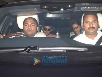 Ranveer Singh and Deepika Padukone snapped at Karan Johar's house