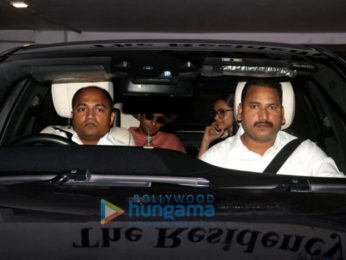 Ranveer Singh and Deepika Padukone snapped at Karan Johar's house