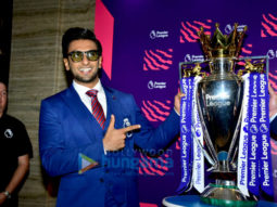 Ranveer Singh attends press conference of Premier League 2018