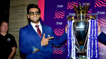 Ranveer Singh attends press conference of Premier League 2018