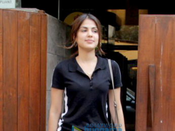 Rhea Chakraborty spotted at Indigo Cafe in Bandra