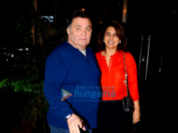 Rishi Kapoor, Neetu Kapoor, Karisma Kapoor and others grace Randhir Kapoor’s birthday bash in Bandra