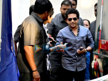Sachin Tendulkar snapped in Bandra