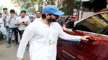 Saif Ali Khan spotted at a dubbing studio