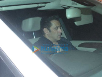 Salman Khan and Ramesh S Taurani snapped at Sridevi's residence