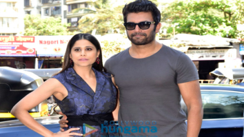 Sharad Kelkar and Sai Tamhankar promote their Marathi film ‘Rakshas’