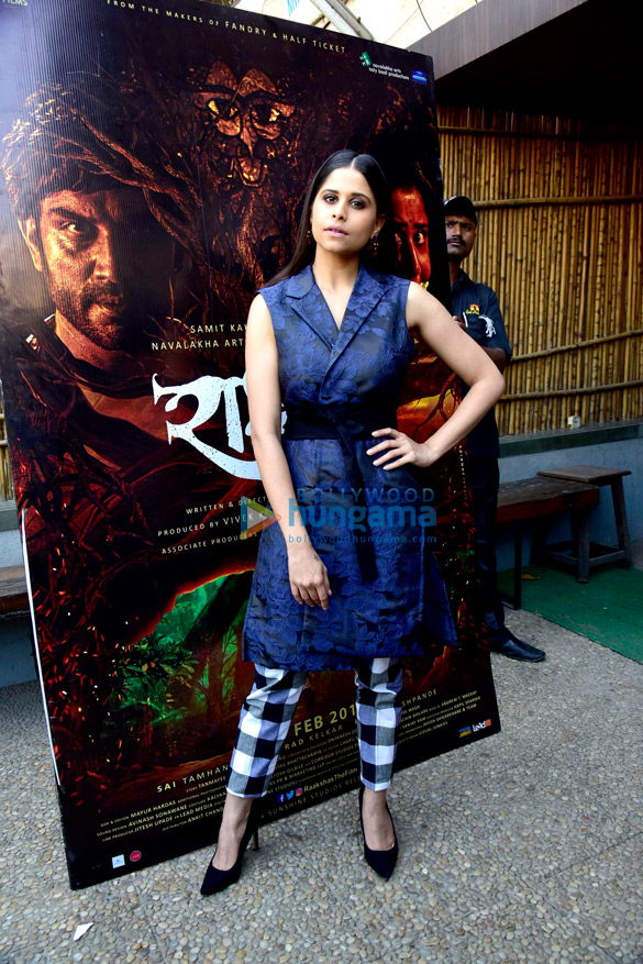 sharad kelkar and sai tamhankar promote their marathi film rakshas 3