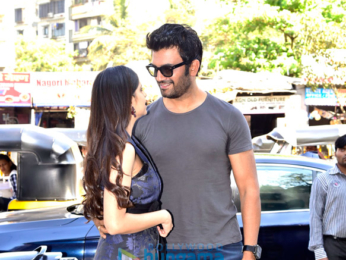 Sharad Kelkar and Sai Tamhankar promote their Marathi film 'Rakshas'
