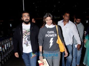Shilpa Shetty, Raj Kundra and others snapped at the airport