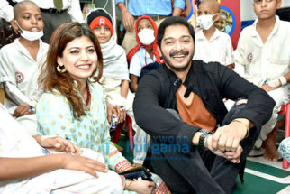 Shreyas Talpade and Deepti Talpade celebrate Valentine’s Day with kids of Tata Memorial Hospital, Mumbai