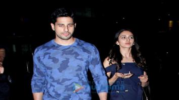 Sidharth Malhotra, Rakul Preet, Karan Johar and Bhumi Pednekar snapped at the airport