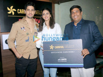 Sidharth Malhotra attends the launch of Carnival Cinema Lounge in Andheri
