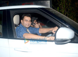 Sidharth Malhotra, Rakul Preet Singh, Bhushan Kumar and others attend the special screening of Aiyaary at YRF