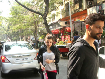 Soha Ali Khan and Kunal Khemu snapped at the Kitchen Garden in Bandra