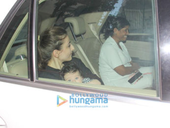 Soha Ali Khan spotted with her Inaaya Naumi at Kareena Kapoor Khan's house