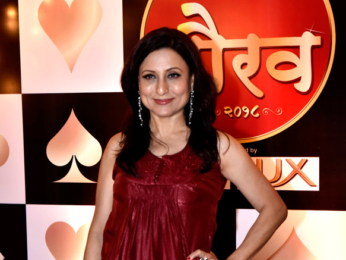 Sonali Kulkarni and Sharad Kelkar attend the Zee Gaurav awards