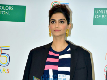 Sonam Kapoor snapped at the Benetton store