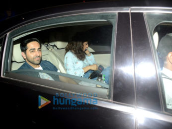 Nidhhi Agerwal, Diana Penty and others snapped at the special screening of 'Pad Man'