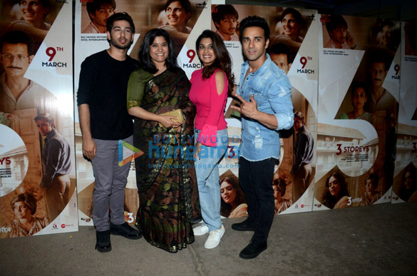 Special screening of 3 Storeys at Sunny Super Sound in Juhu Special screening of 3 Storeys at Sunny Super Sound in Juhu