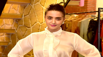 Surveen Chawla snapped at designer Shruti Sancheti’s  collection launch at the Hue fashion store