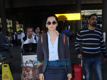 Taapsee Pannu and Zareen Khan snapped at the airport