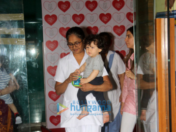 Taimur Ali Khan snapped at his gym