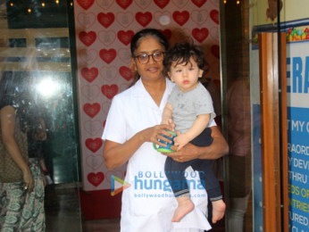 Taimur Ali Khan snapped at his gym
