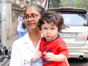 Taimur Ali Khan spotted with his nanny in Bandra